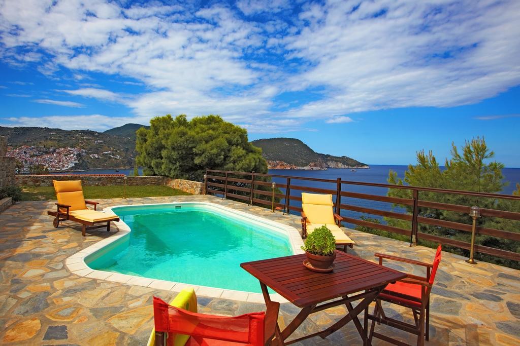 Porto Skopelos Villas Exteriör bild